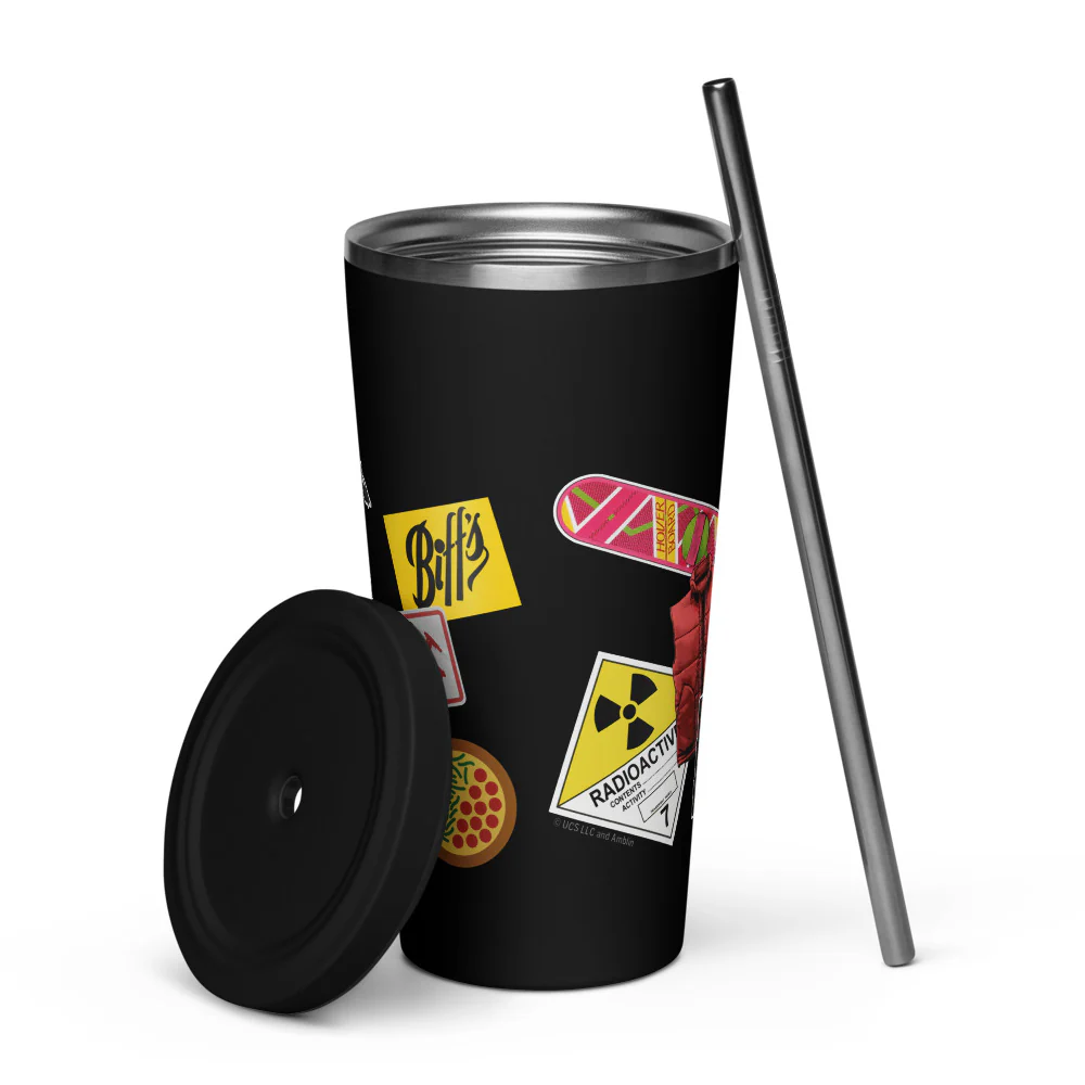 Back to the Future 40th Anniversary Stainless Steel Tumbler - Image 8
