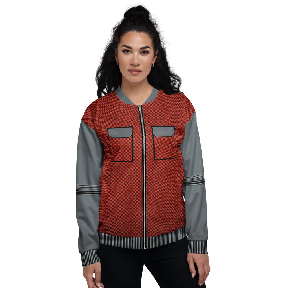 Back to the Future Marty McFly Bomber Jacket - Image 5