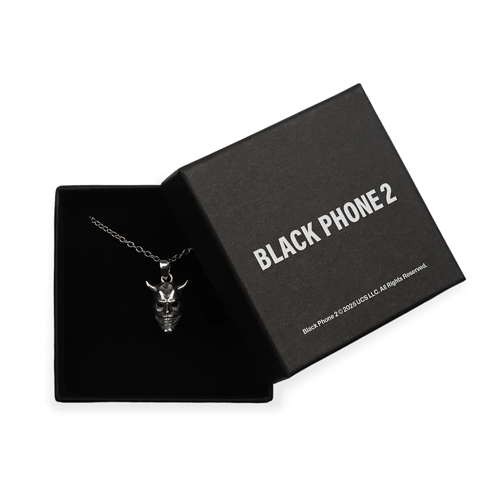 Black Phone 2 Grabber Mask Pendant Necklace - Image 6