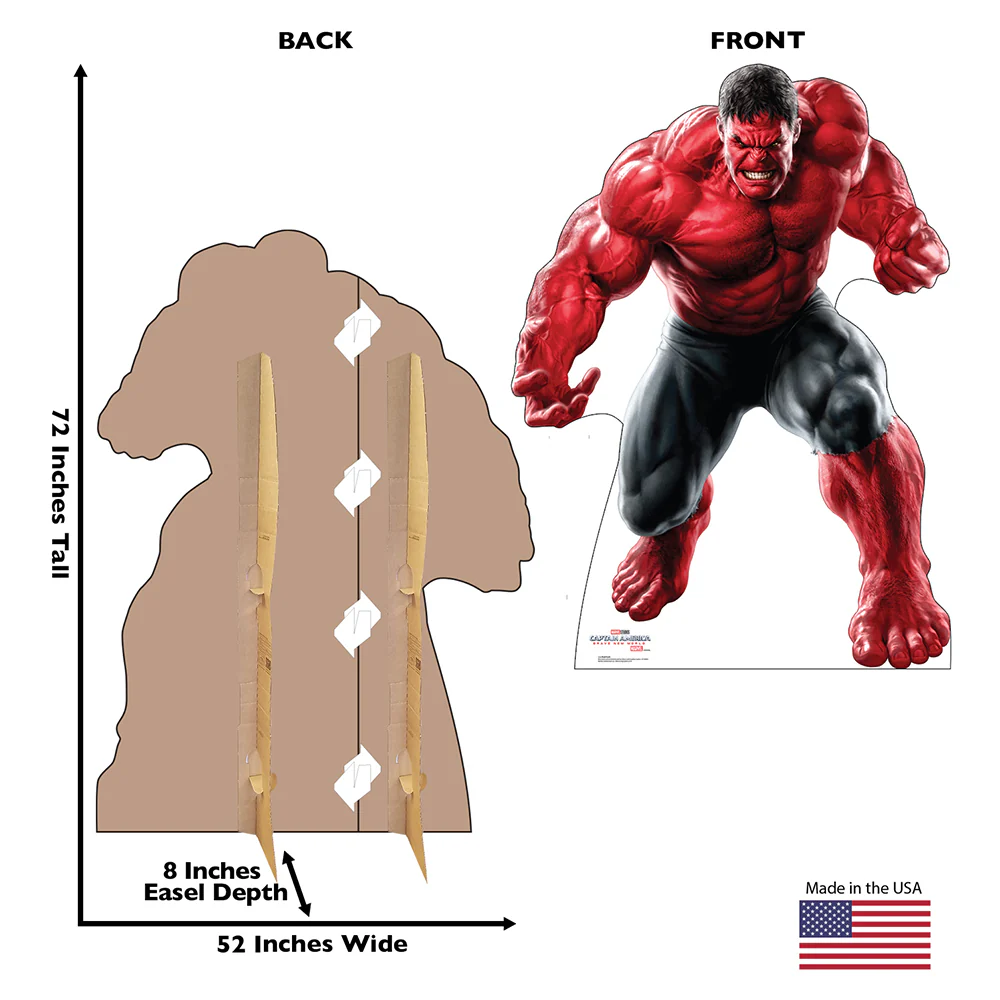 Captain America: Brave New World Red Hulk Standee - Image 3