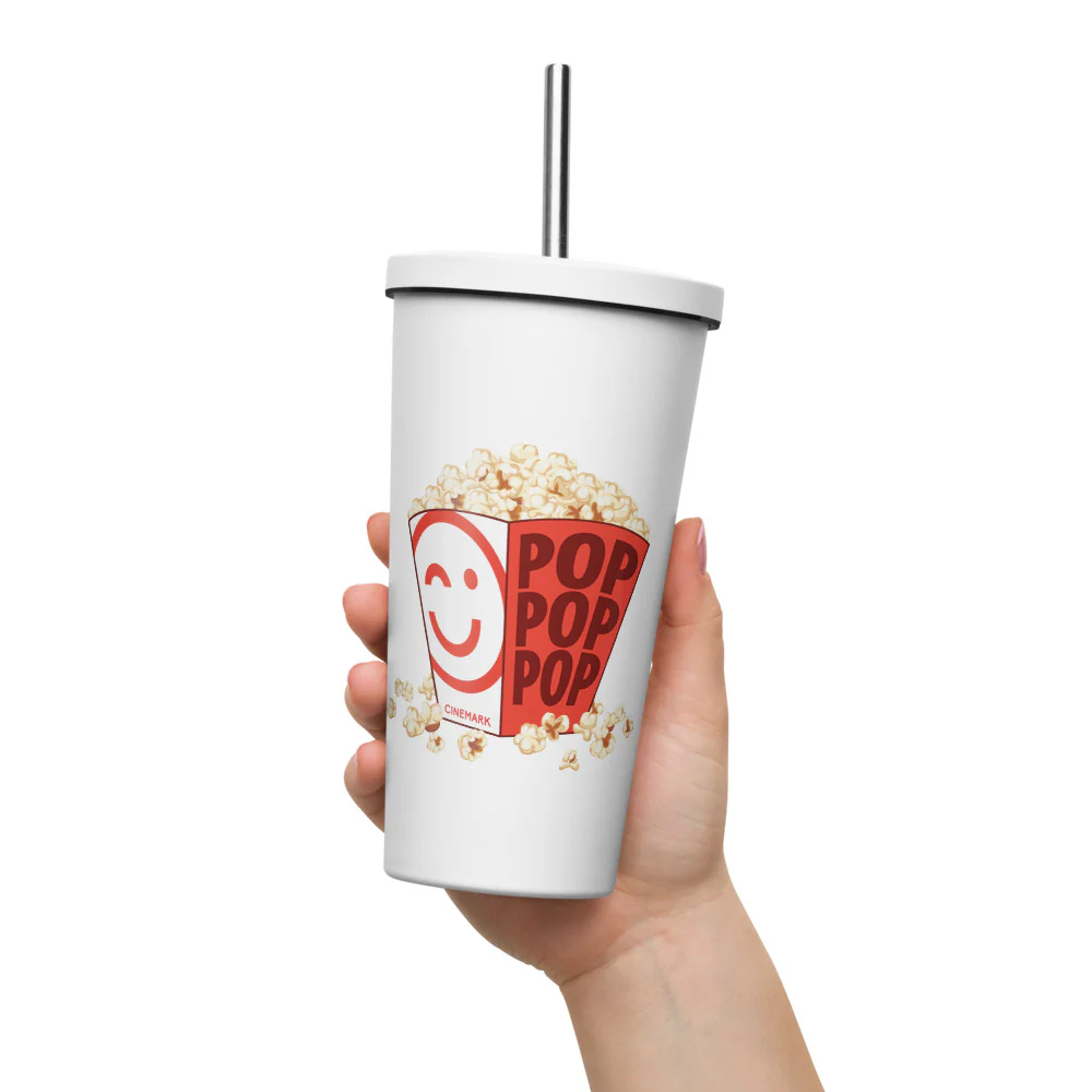 Cinemark Stainless Steel Tumbler Popcorn - Image 3