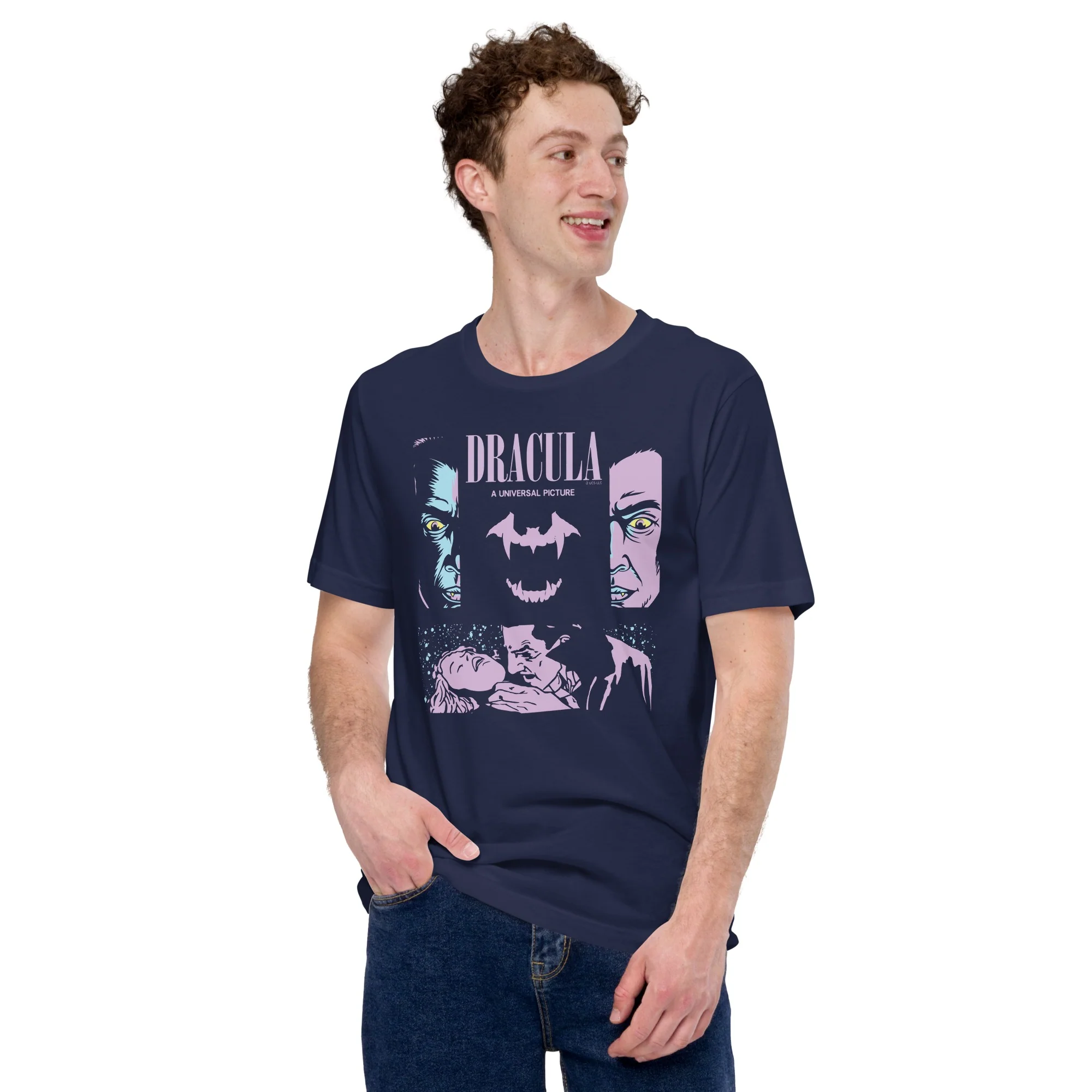 Dracula Comic Book T-Shirt - Image 3