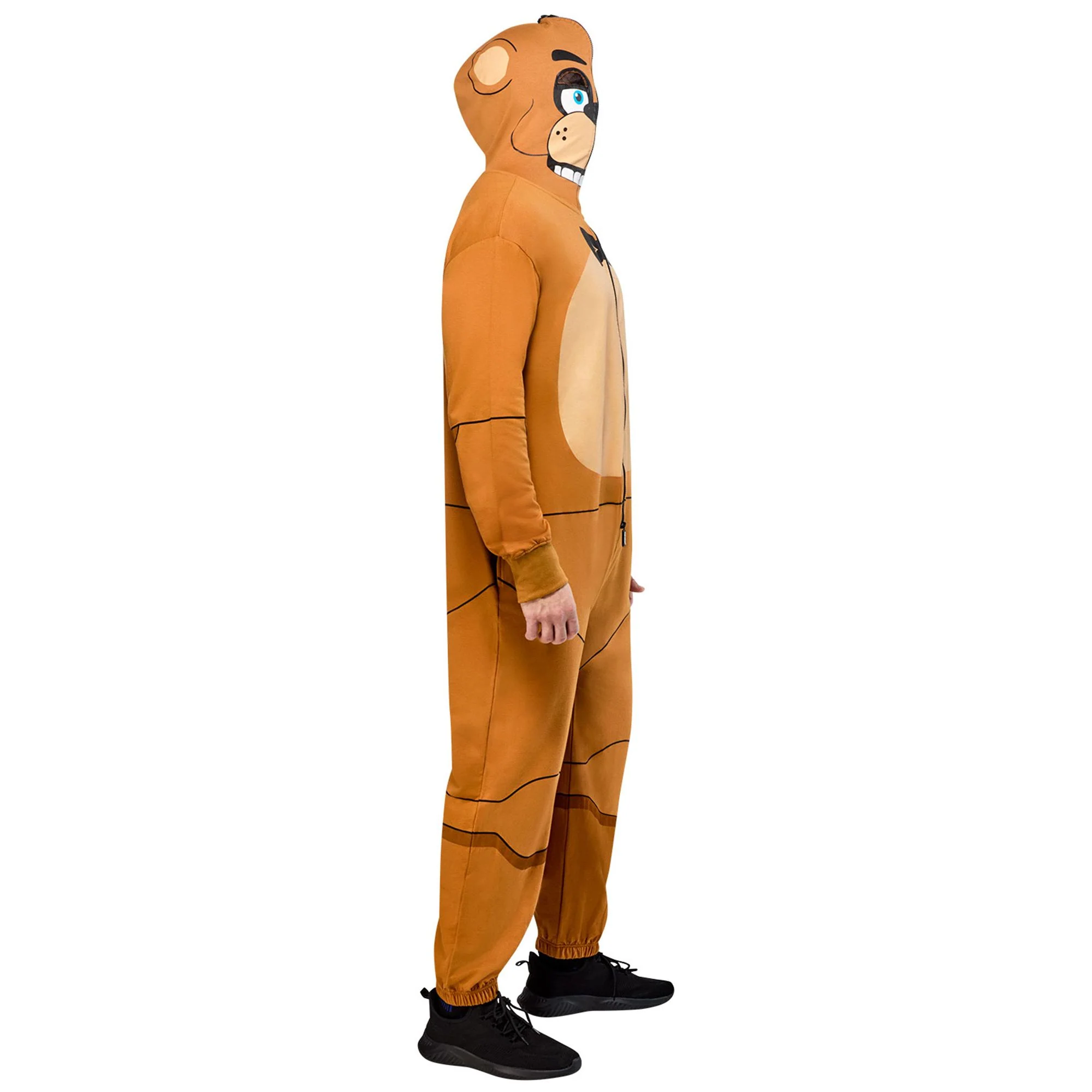 Five Nights at Freddy's Freddy Fazbear Zipsters Mask-up Adult Costume - Image 7