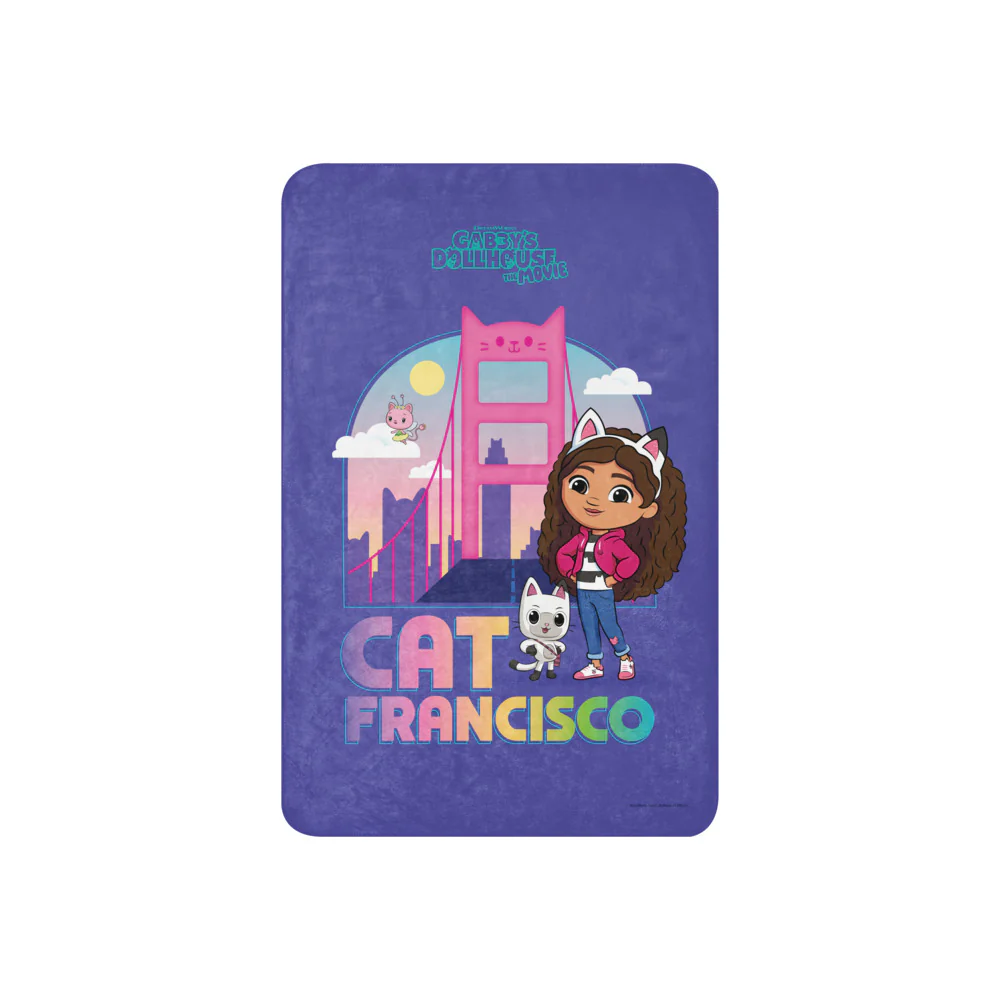 Gabby's Dollhouse Cat Francisco Premium Sherpa Blanket - Image 4