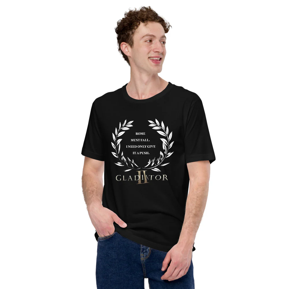 Gladiator II Rome Must Fall T-Shirt - Image 3