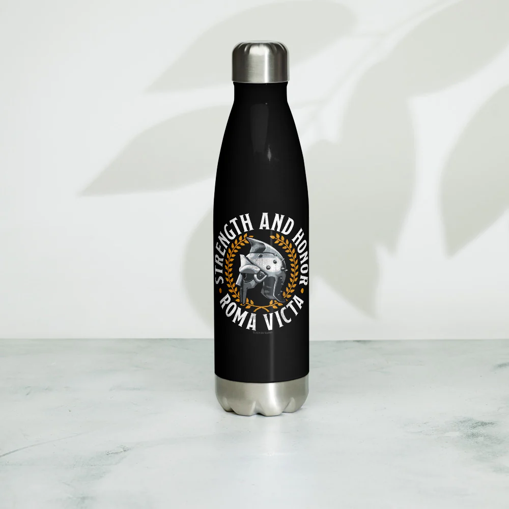 Gladiator Strength and Honor Stainless Steel Water Bottle - Image 6