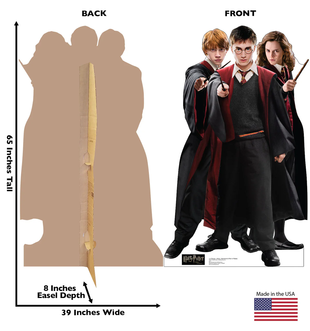 Harry Potter & Friends Life-size Cardboard Cutout Standee - Image 3