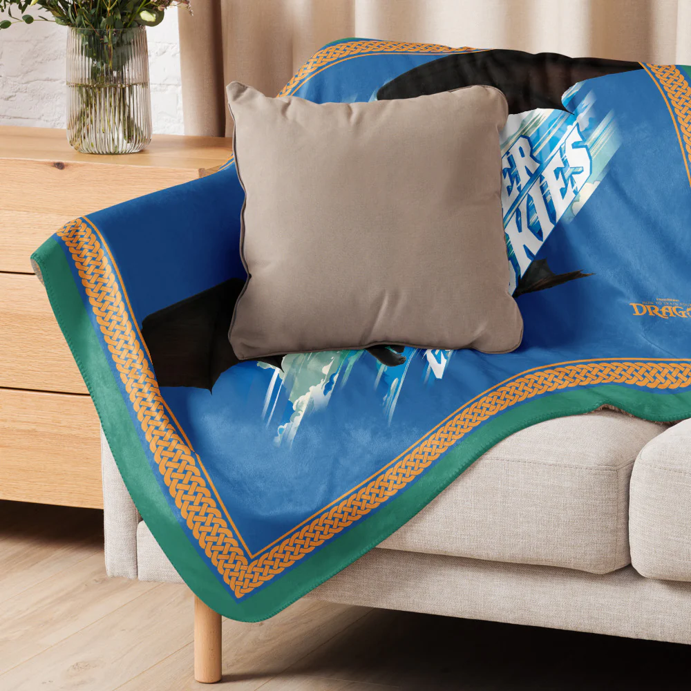 How to Train Your Dragon Conquer the Skies Premium Sherpa Blanket - Image 3