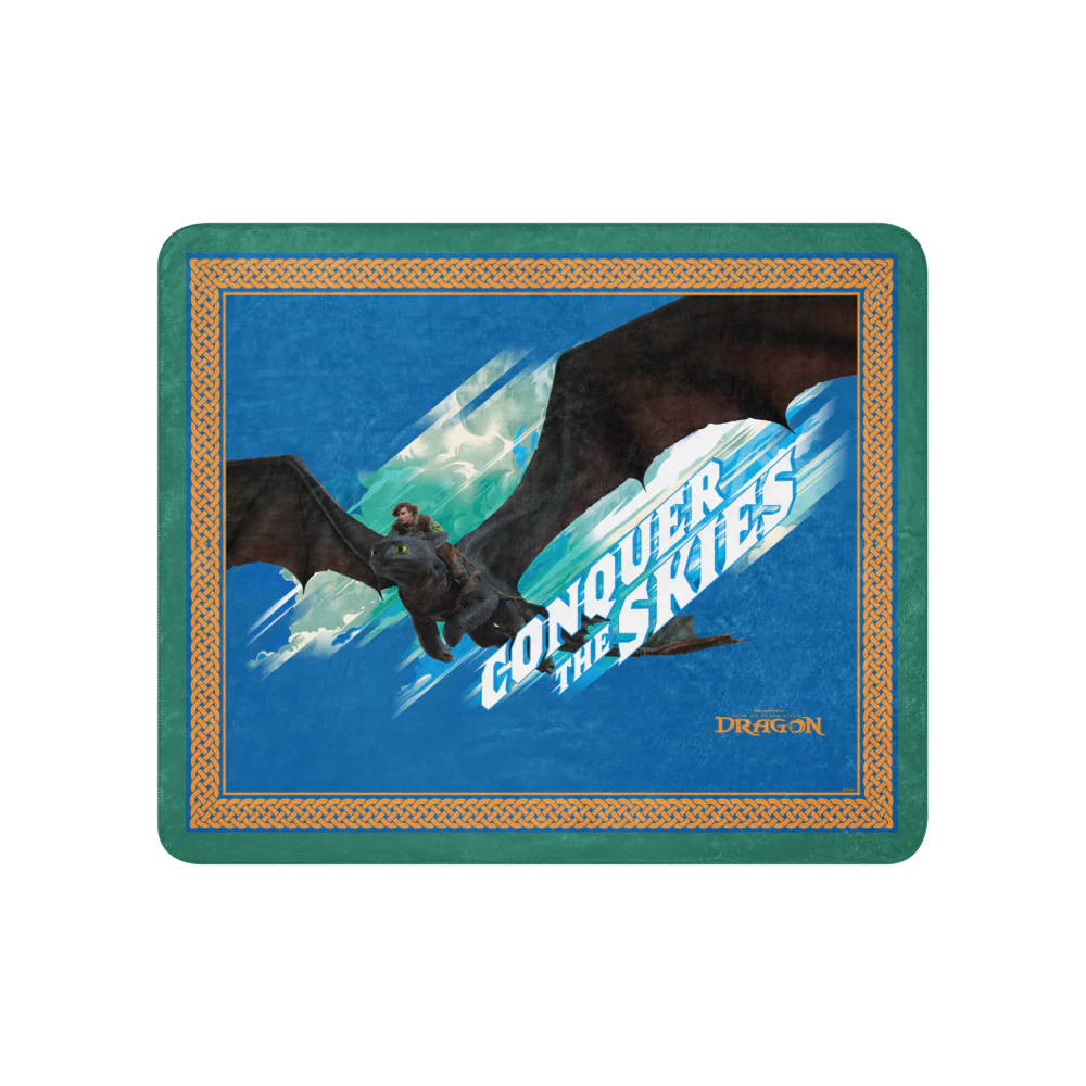 How to Train Your Dragon Conquer the Skies Premium Sherpa Blanket - Image 6