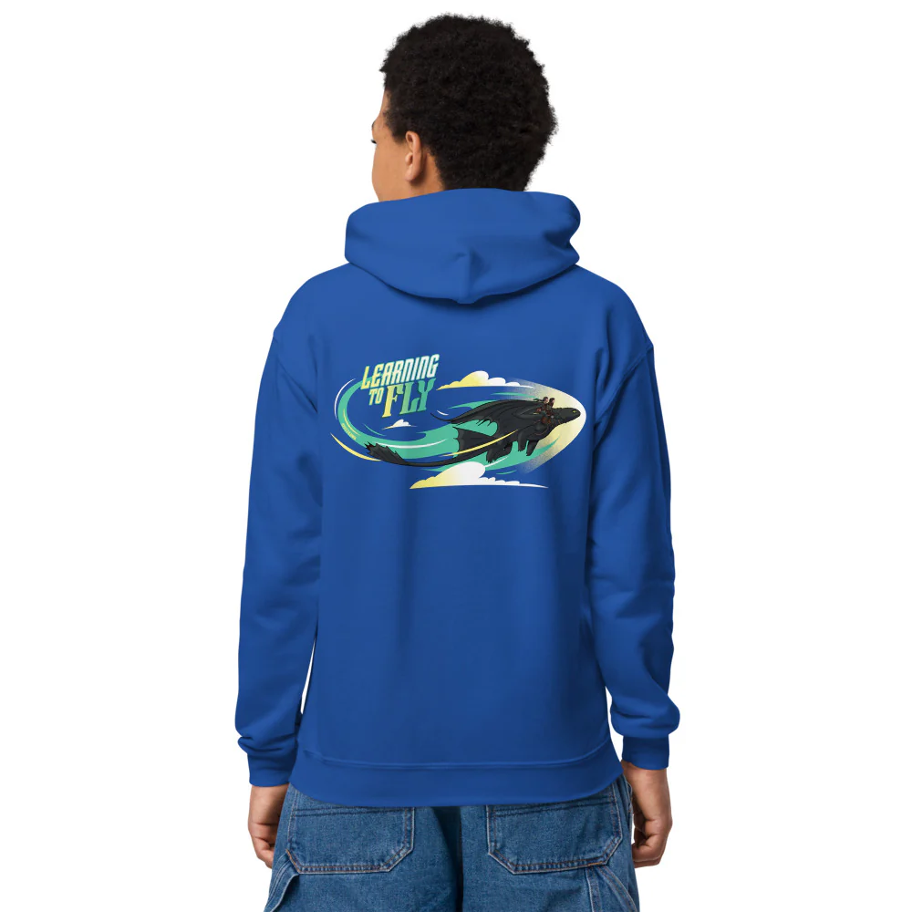 How to Train Your Dragon Learn To Fly Youth Hoodie - Image 4