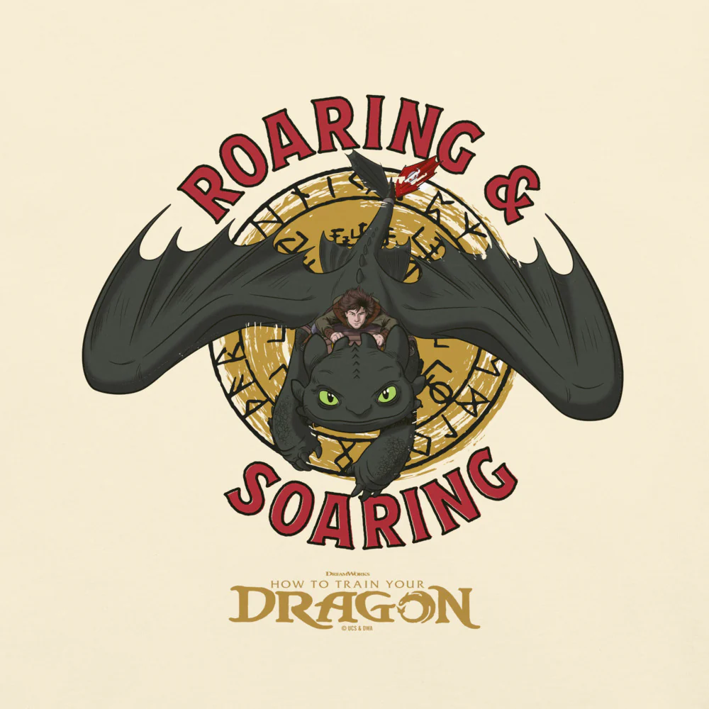 How to Train Your Dragon Roaring & Soaring Comfort Colors T-Shirt - Image 4
