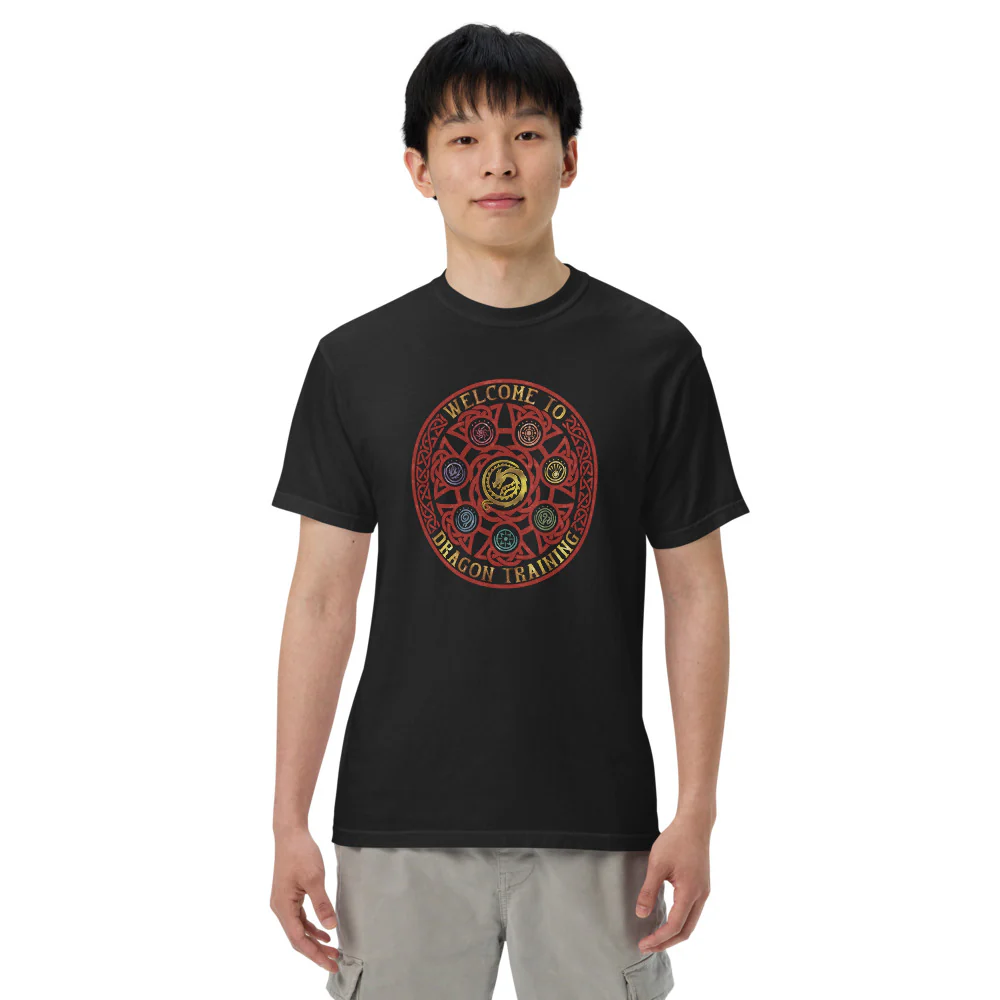 How to Train Your Dragon Welcome to Dragon Training Comfort Colors T-Shirt - Image 3