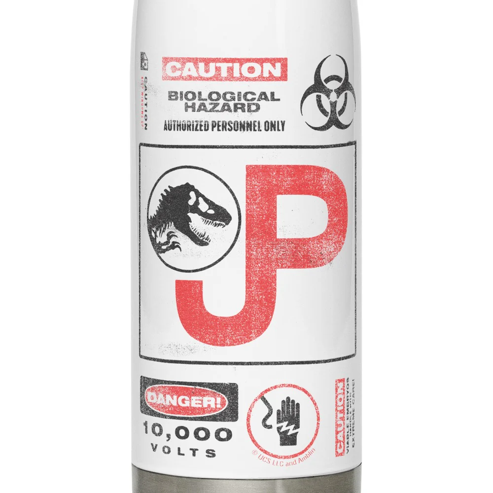 Jurassic Park 30th Anniversary Hazardous Waste Water Bottle - Image 5