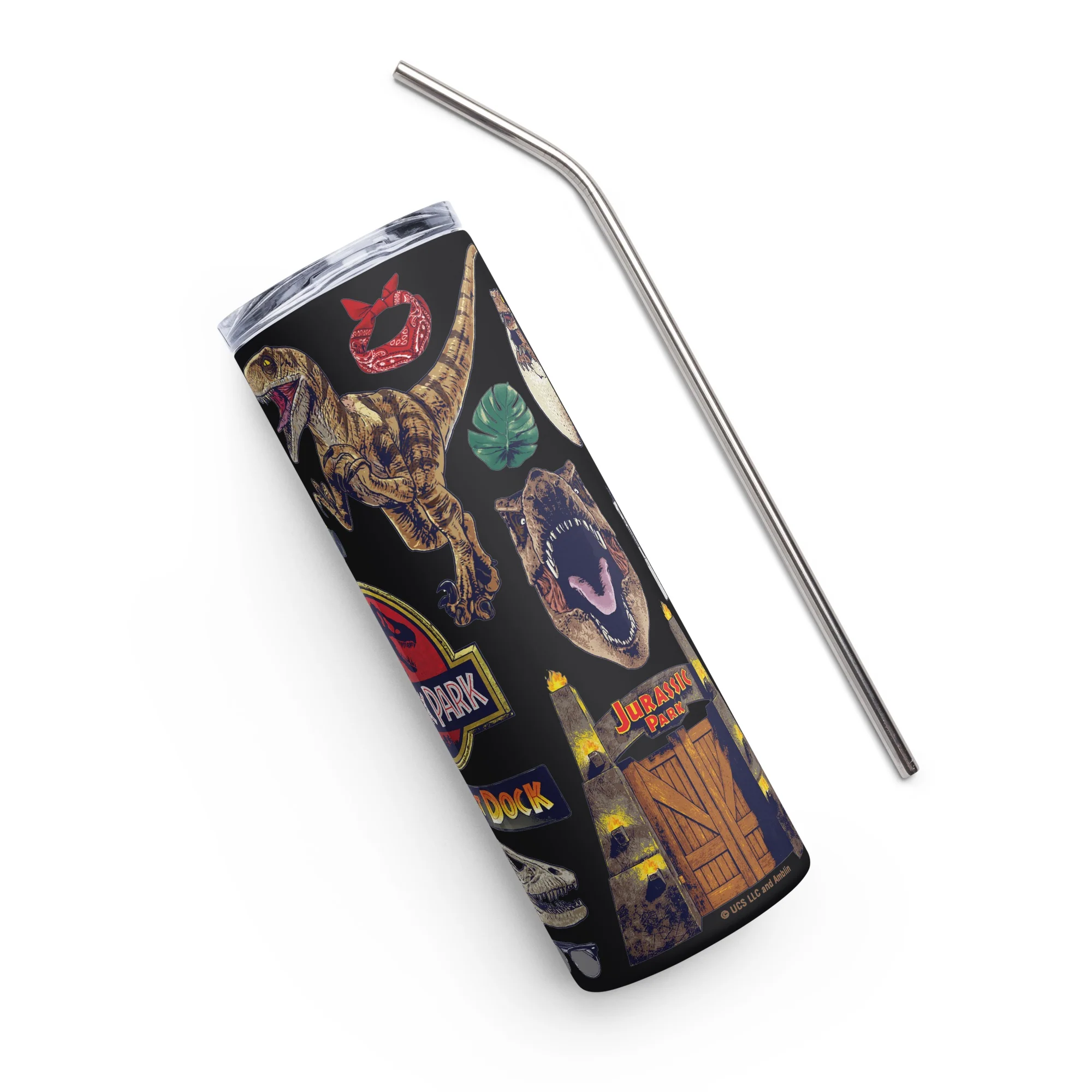 Jurassic Park Icon Collage Tumbler - Image 5