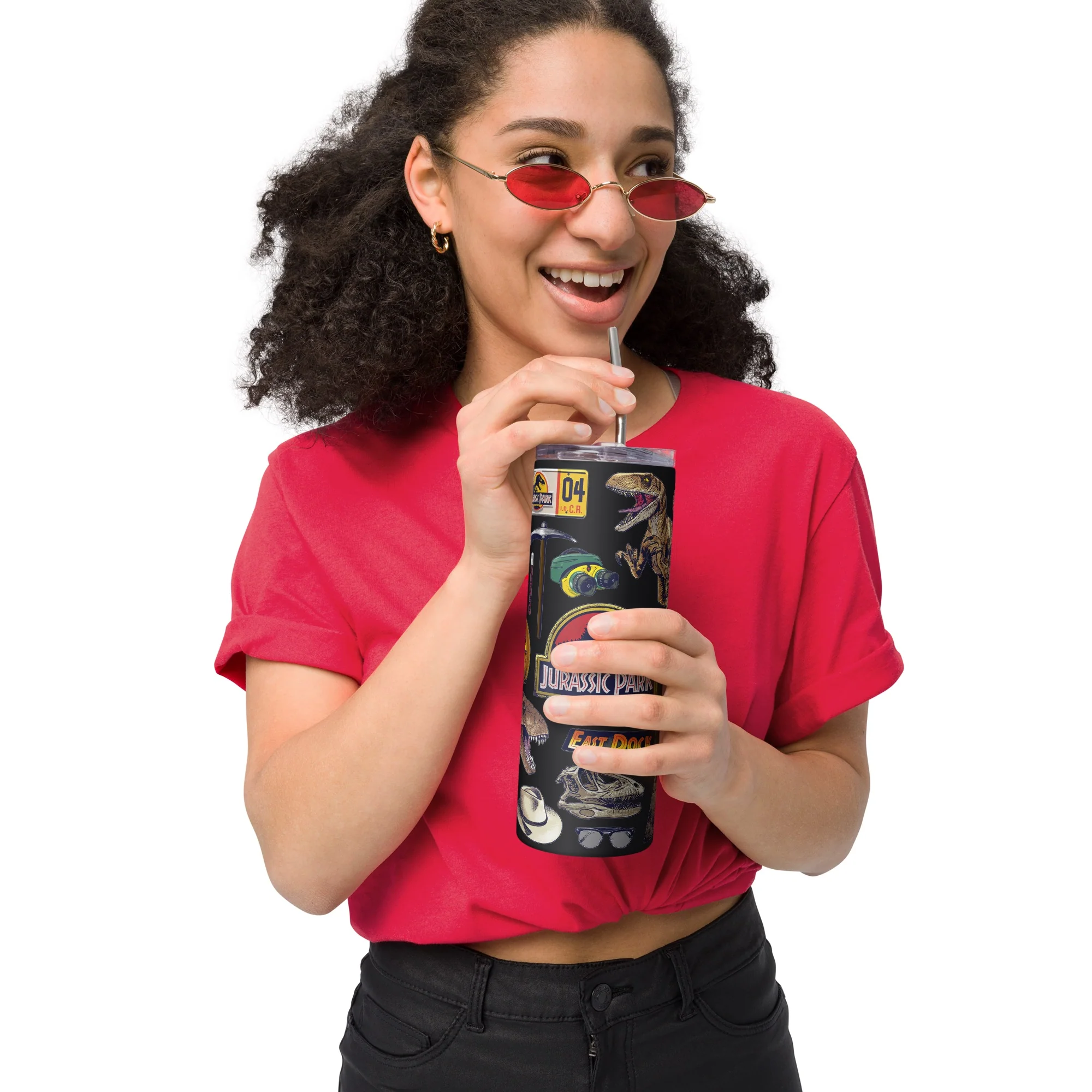 Jurassic Park Icon Collage Tumbler - Image 8