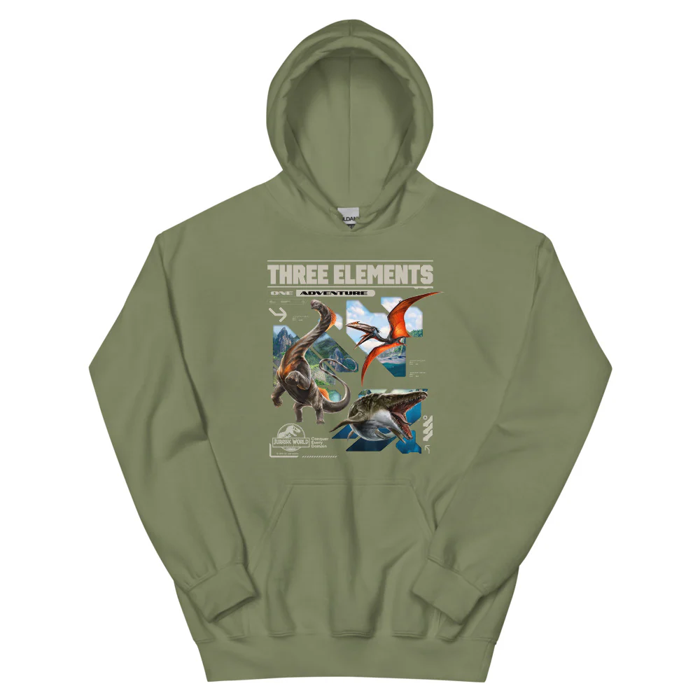 Jurassic World: Rebirth 3 Elements Hoodie