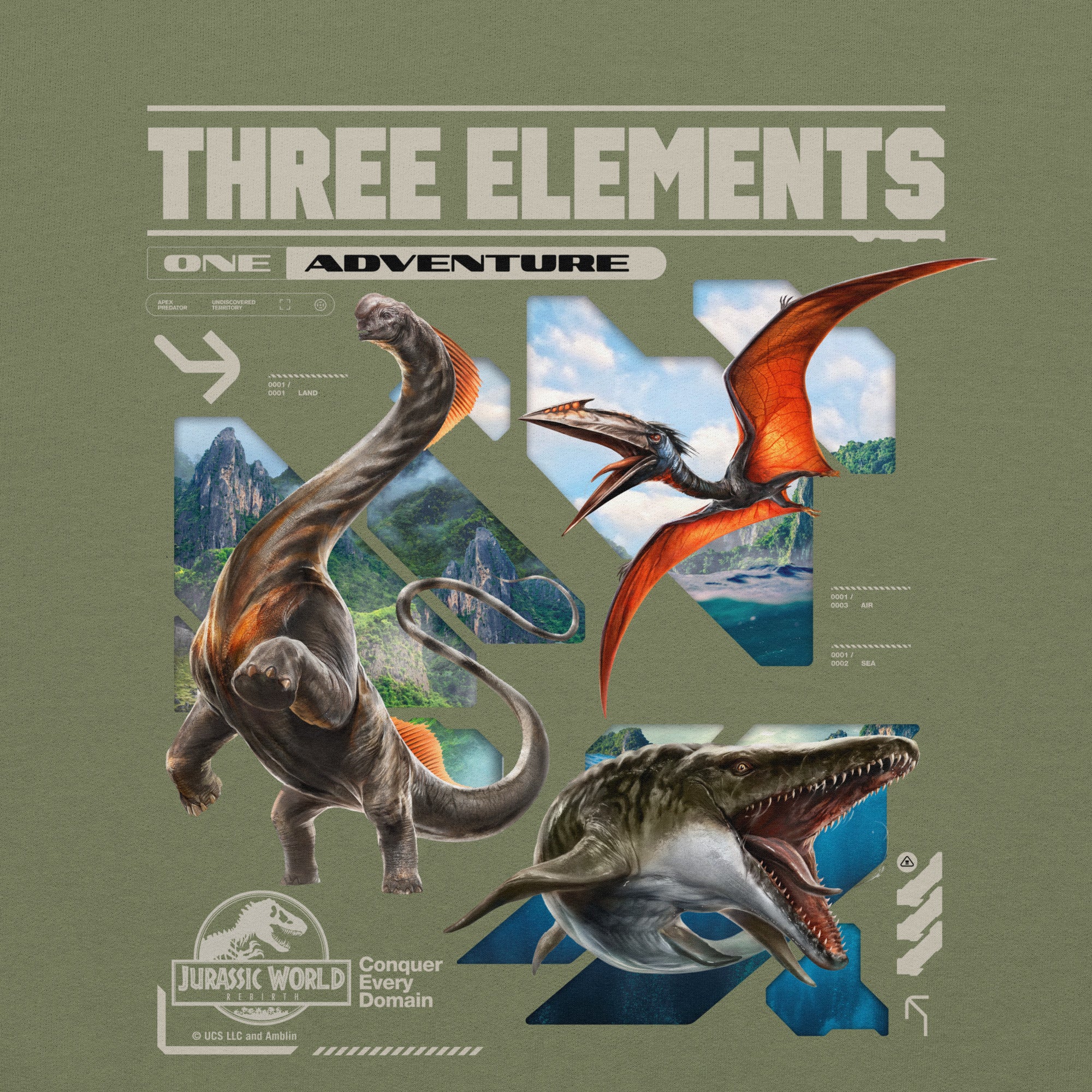 Jurassic World: Rebirth 3 Elements Hoodie - Image 2