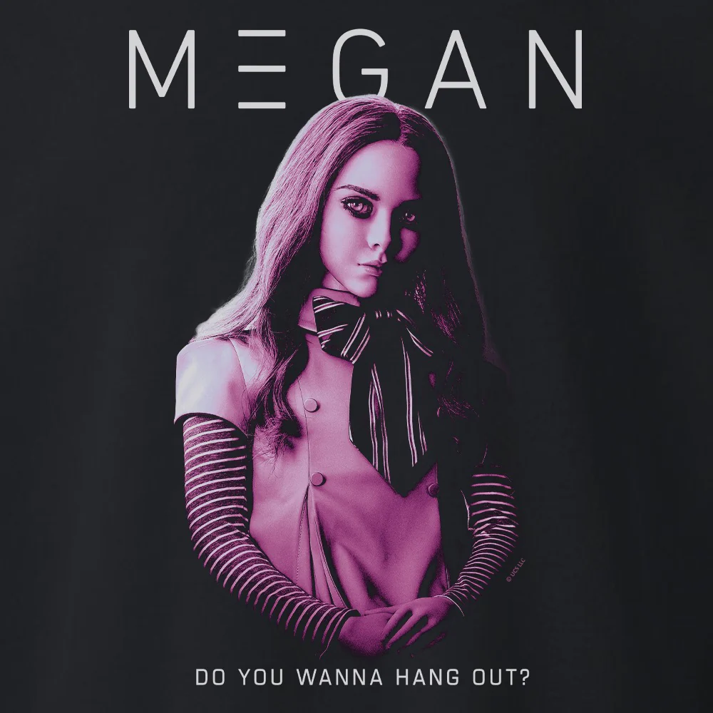 M3GAN Do You Wanna Hang Out? Crewneck Sweatshirt - Image 2
