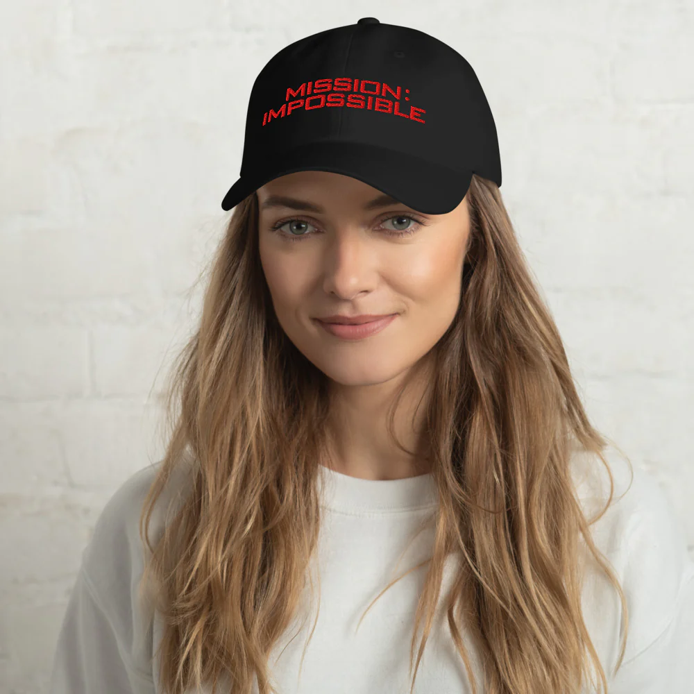 Mission: Impossible - The Final Reckoning Logo Embroidered Dad Hat - Image 3