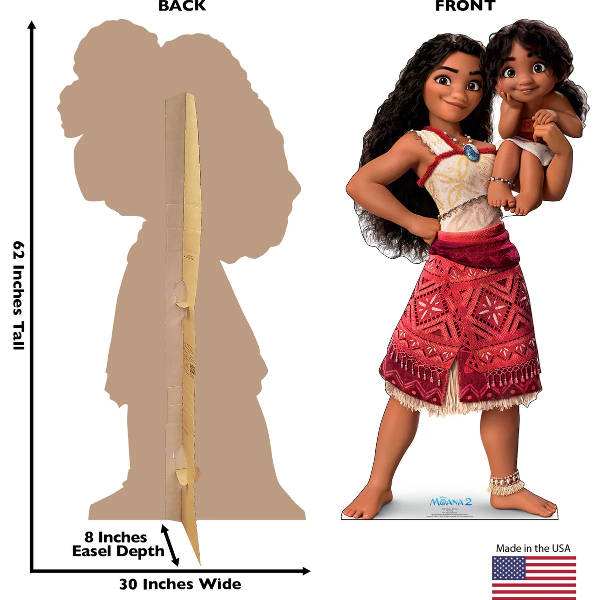 Moana 2: Moana & Simea Standee - Image 3