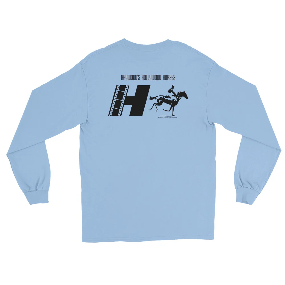 NOPE Haywood's Hollywood Horses Adult Long Sleeve T-Shirt - Image 10