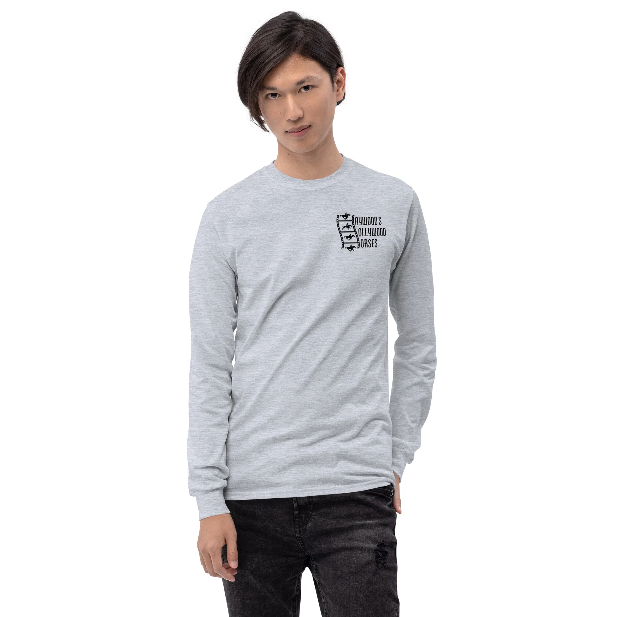 NOPE Haywood's Hollywood Horses Adult Long Sleeve T-Shirt - Image 13
