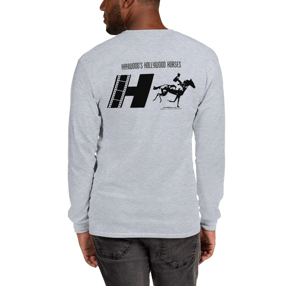 NOPE Haywood's Hollywood Horses Adult Long Sleeve T-Shirt - Image 17
