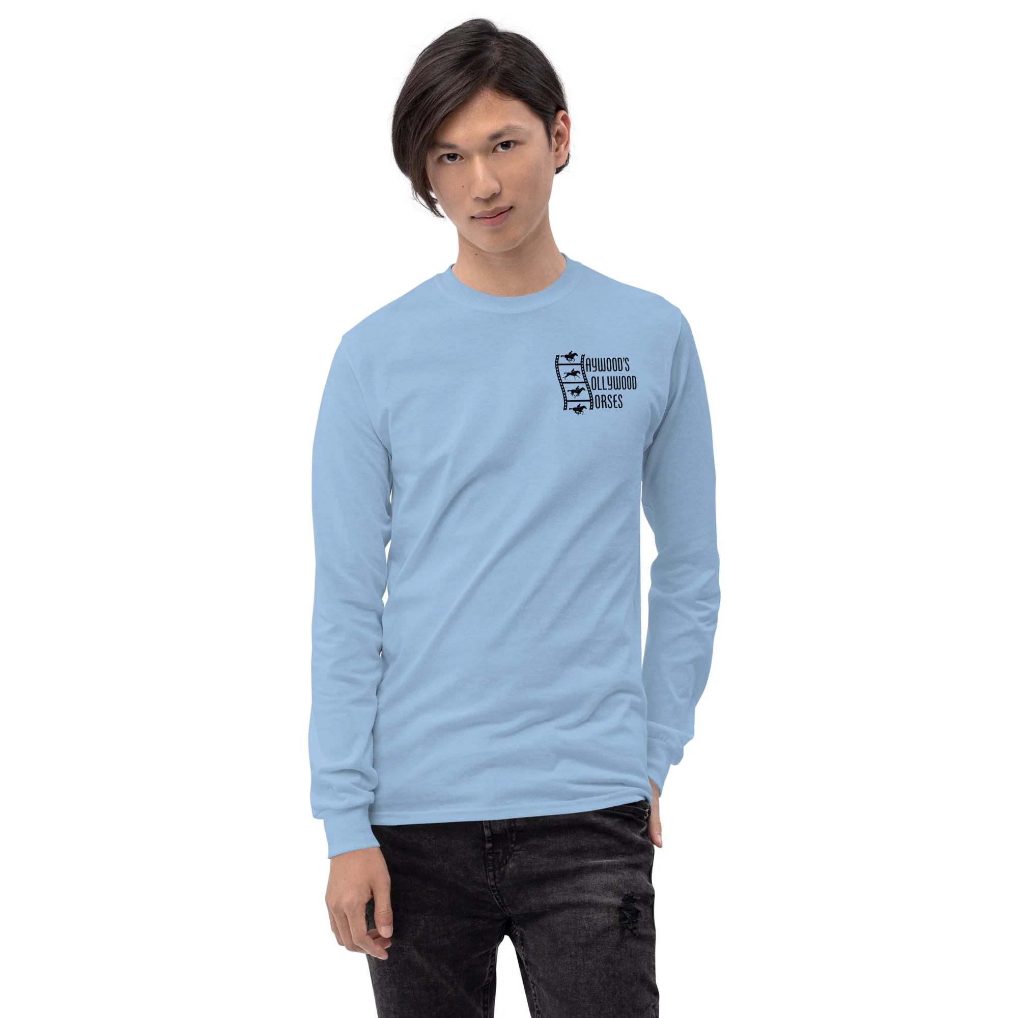 NOPE Haywood's Hollywood Horses Adult Long Sleeve T-Shirt - Image 4