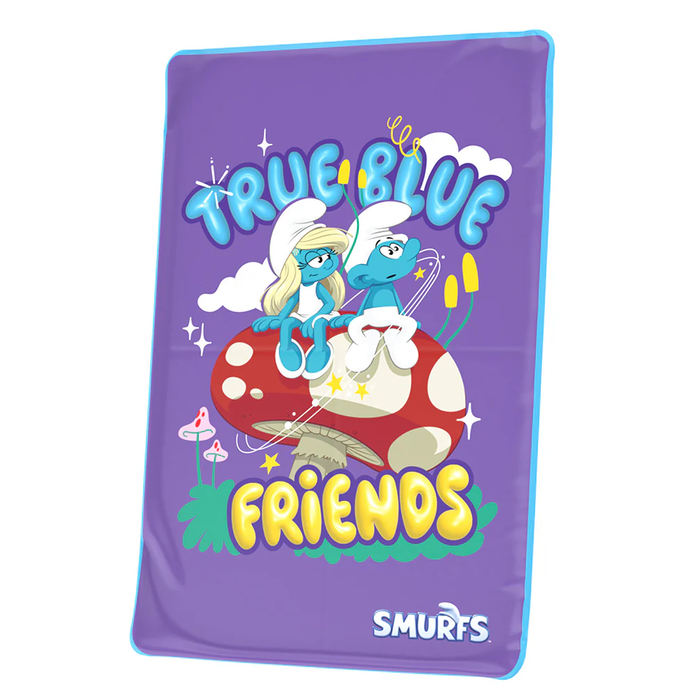 Smurfs Blanket with Pillow Pouch - Image 2