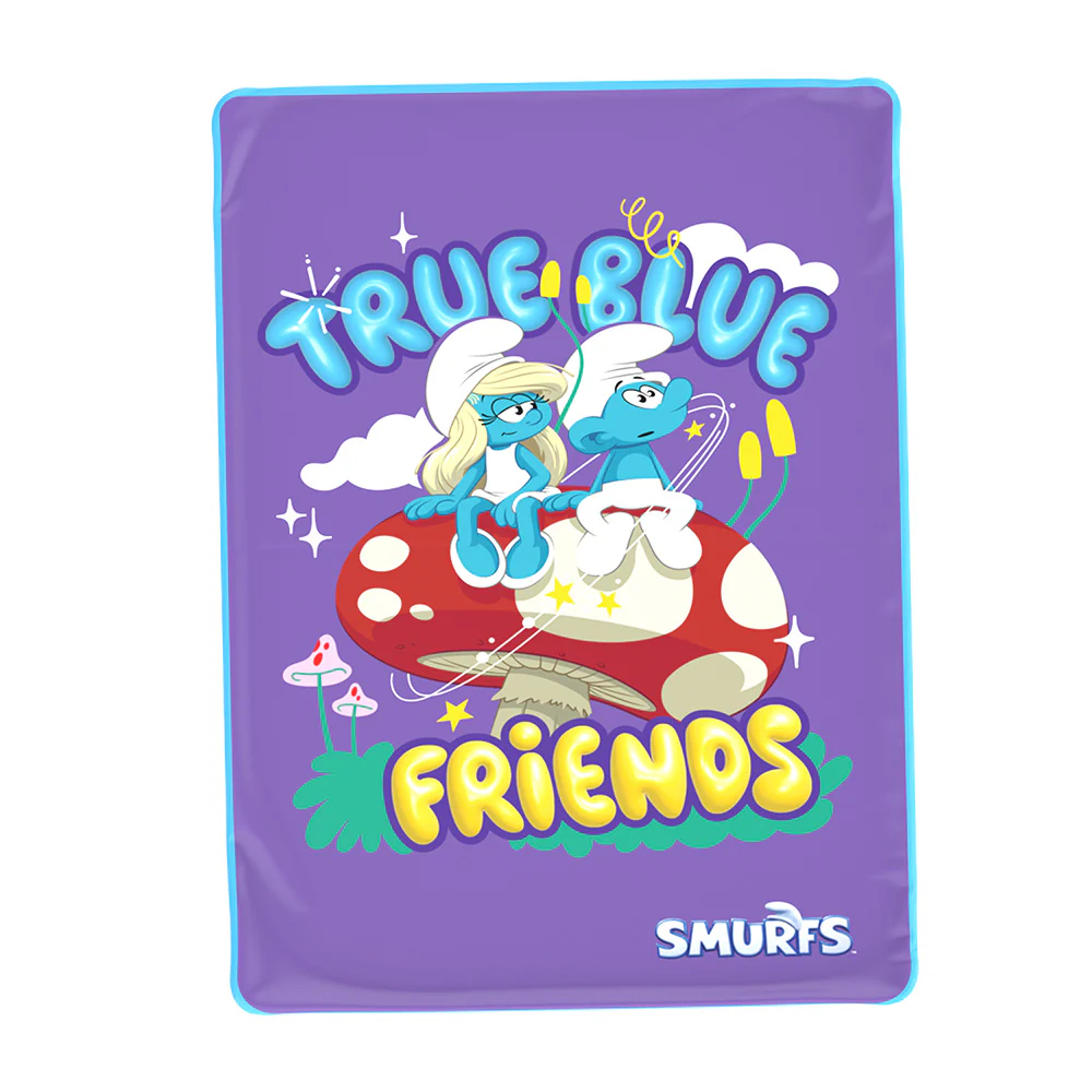 Smurfs Blanket with Pillow Pouch - Image 3