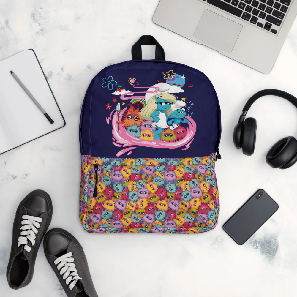 Smurfs Characters Backpack - Image 3