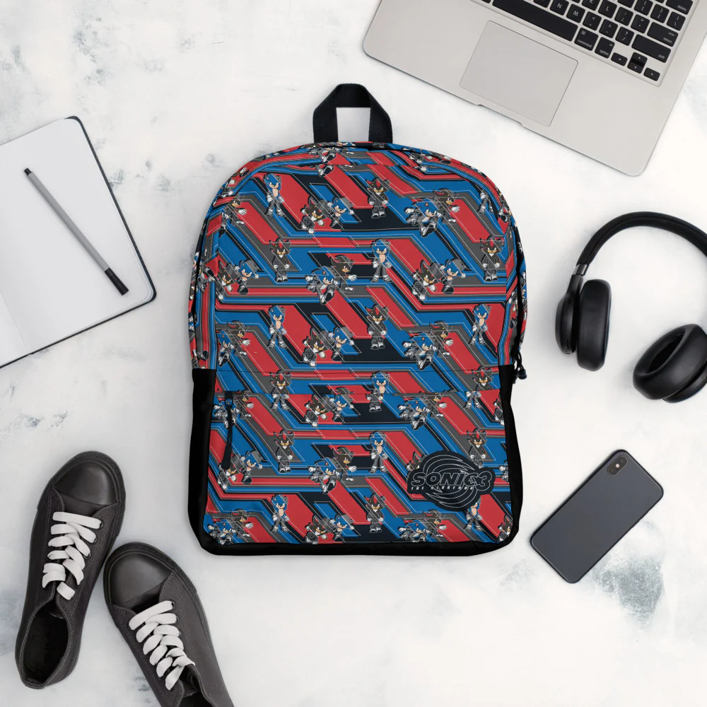 Sonic the Hedgehog 3 Sonic & Shadow Race Premium Backpack - Image 3