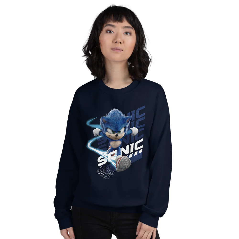 Sonic the Hedgehog 3 Sonic the Hedgehog Crewneck - Image 3