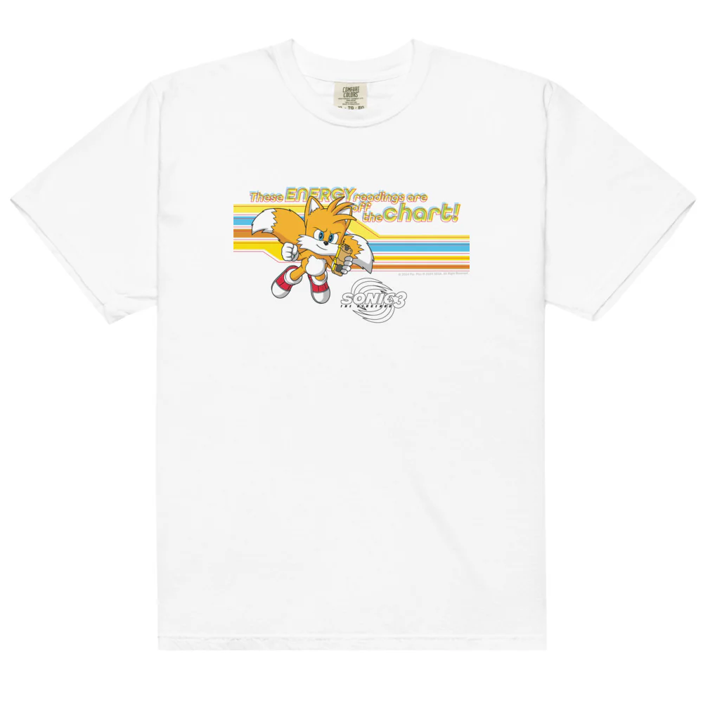 Sonic the Hedgehog 3 Energy Readings T-Shirt - Image 4