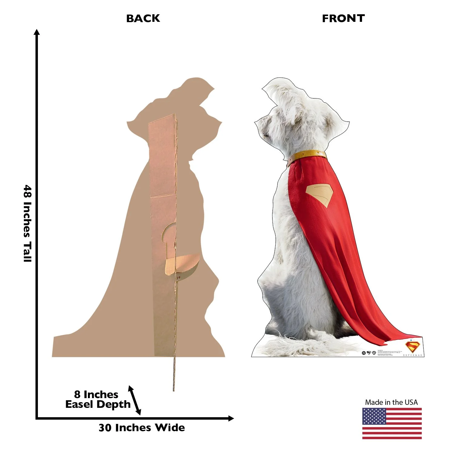 SUPERMAN (2025 Movie) Krypto Cardboard Cutout Standee - Image 3