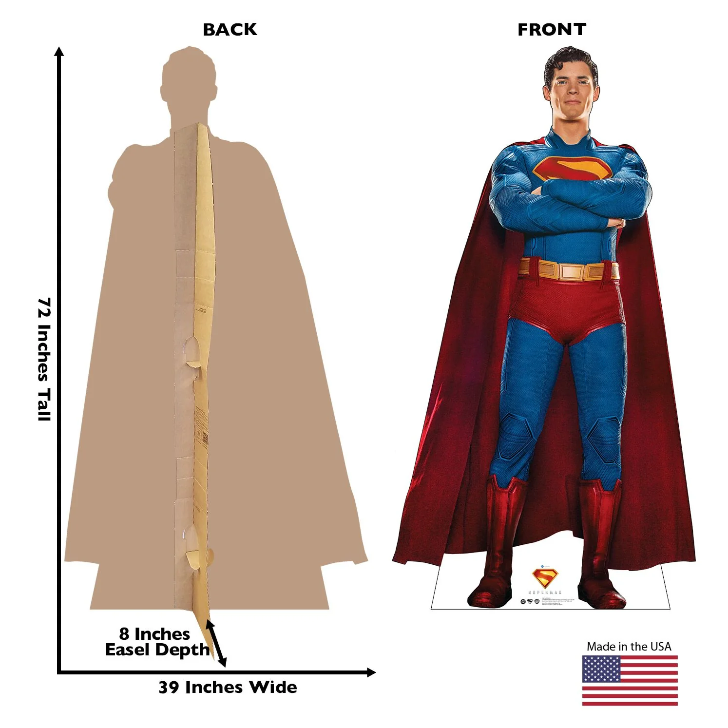 SUPERMAN (2025 Movie) Superman Cardboard Cutout Standee - Image 3