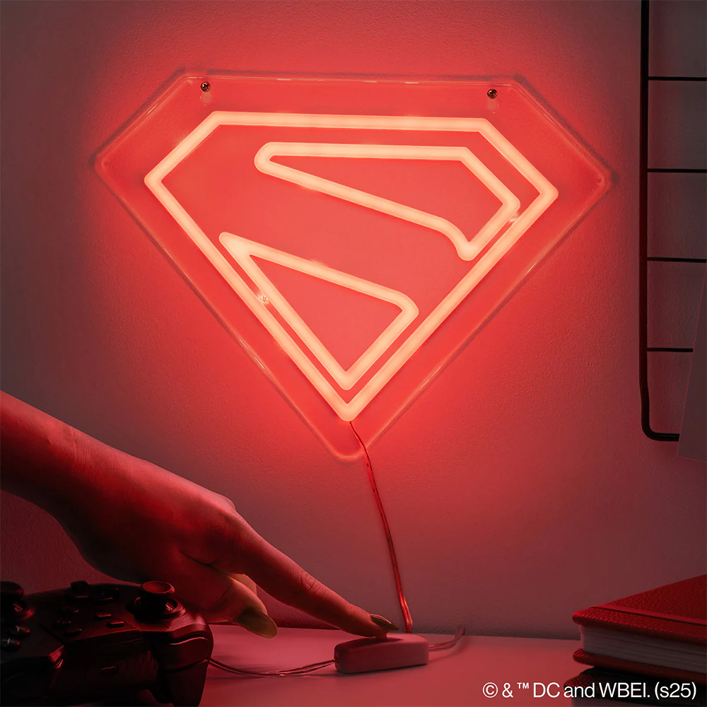 SUPERMAN (2025 Movie) Superman Wall Mountable LED Neon Light - Image 7