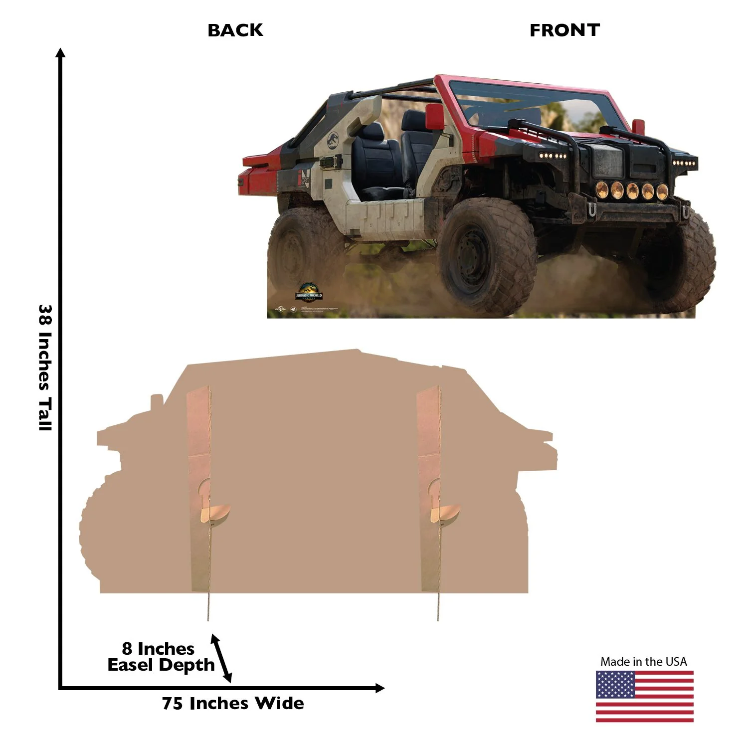 Jurassic World: Rebirth SUV Standee - Image 3