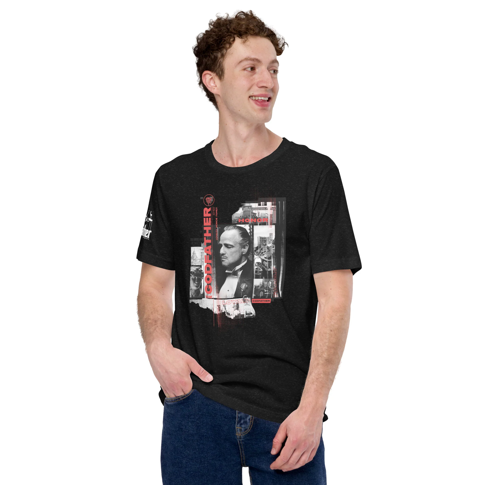 The Godfather "Honor Loyalty Family" T-Shirt - Image 3