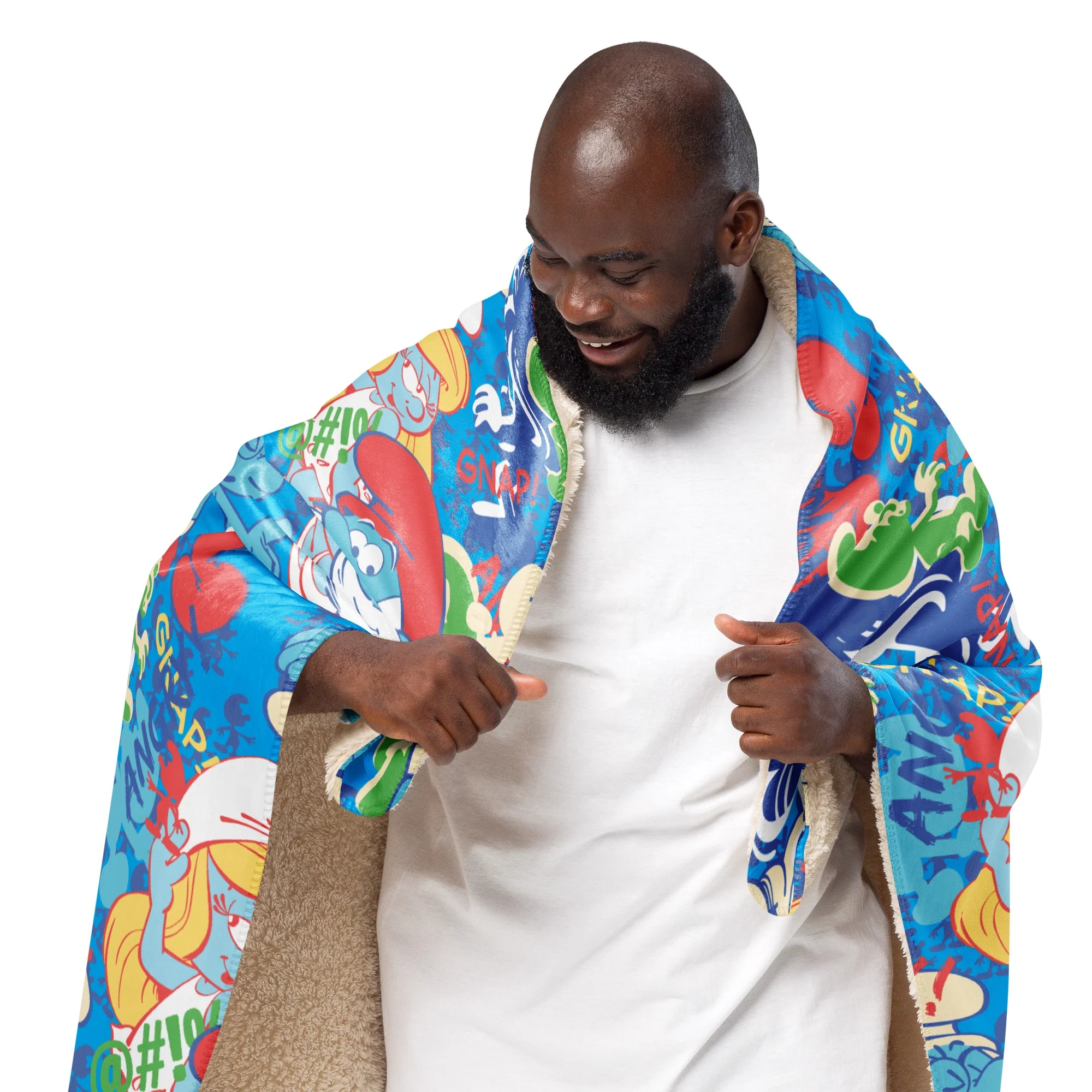 The Smurfs Collage Sherpa Blanket - Image 12