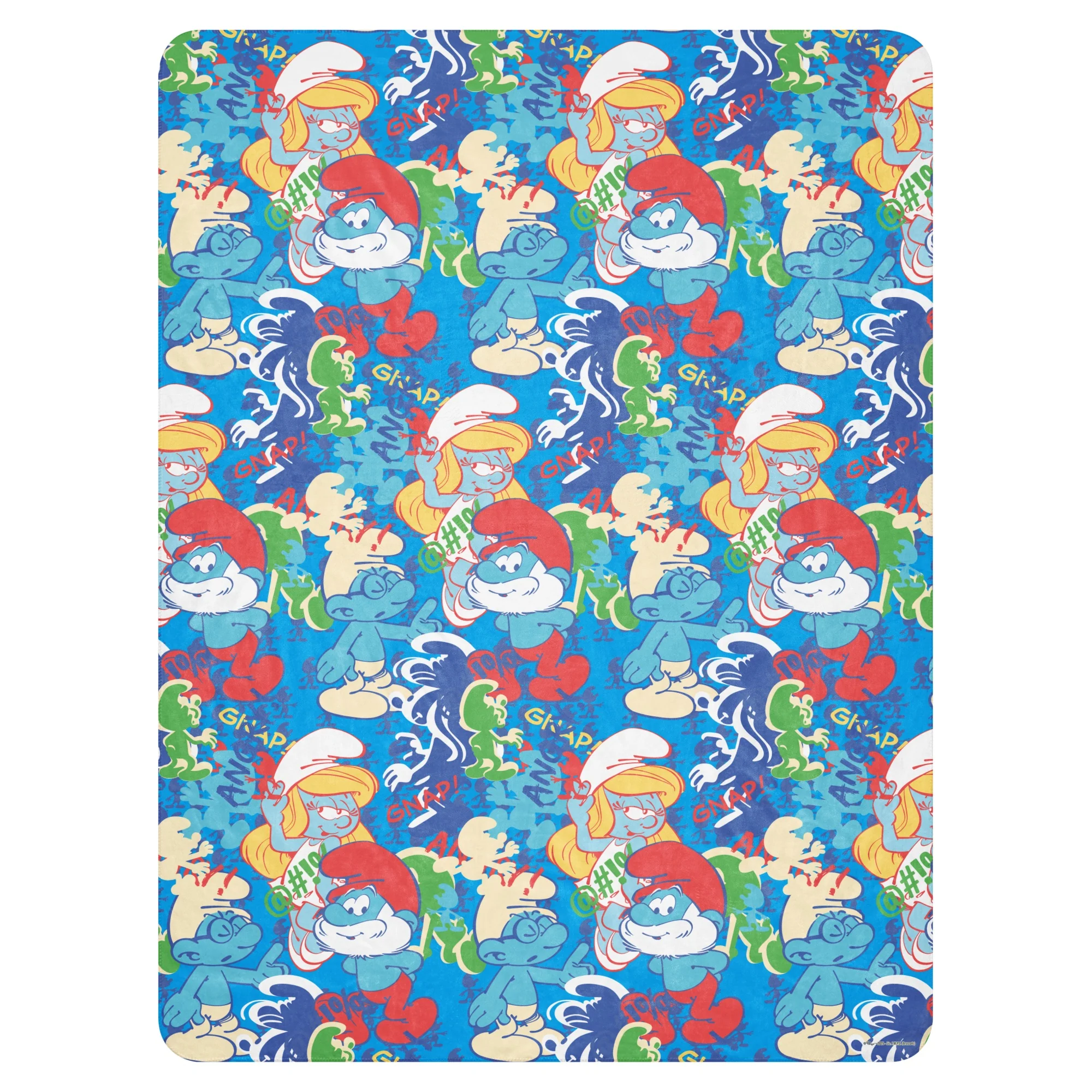 The Smurfs Collage Sherpa Blanket - Image 15