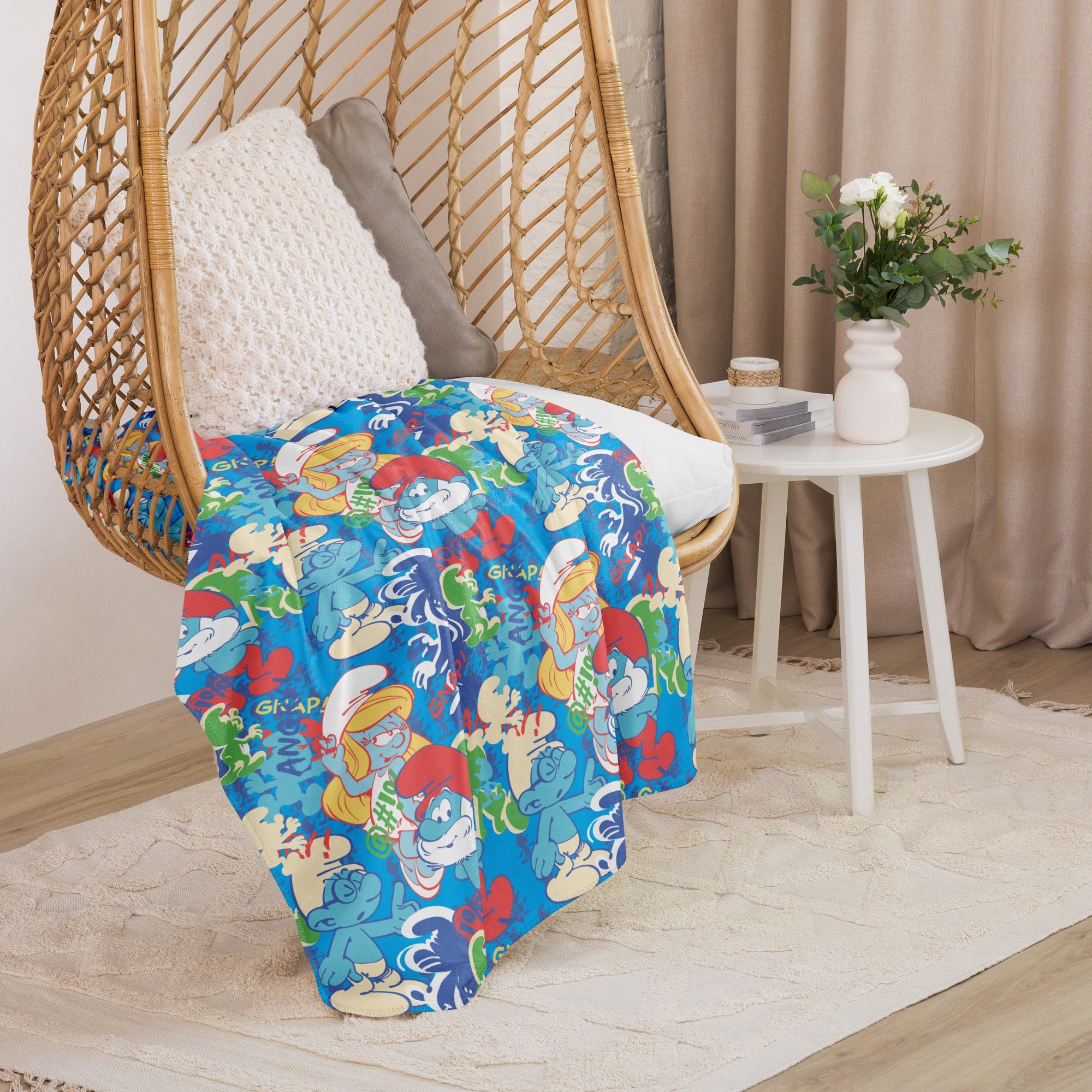 The Smurfs Collage Sherpa Blanket - Image 18