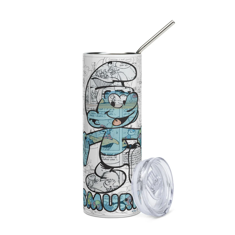 The Smurfs Comic Stainless Steel Tumbler - Image 6