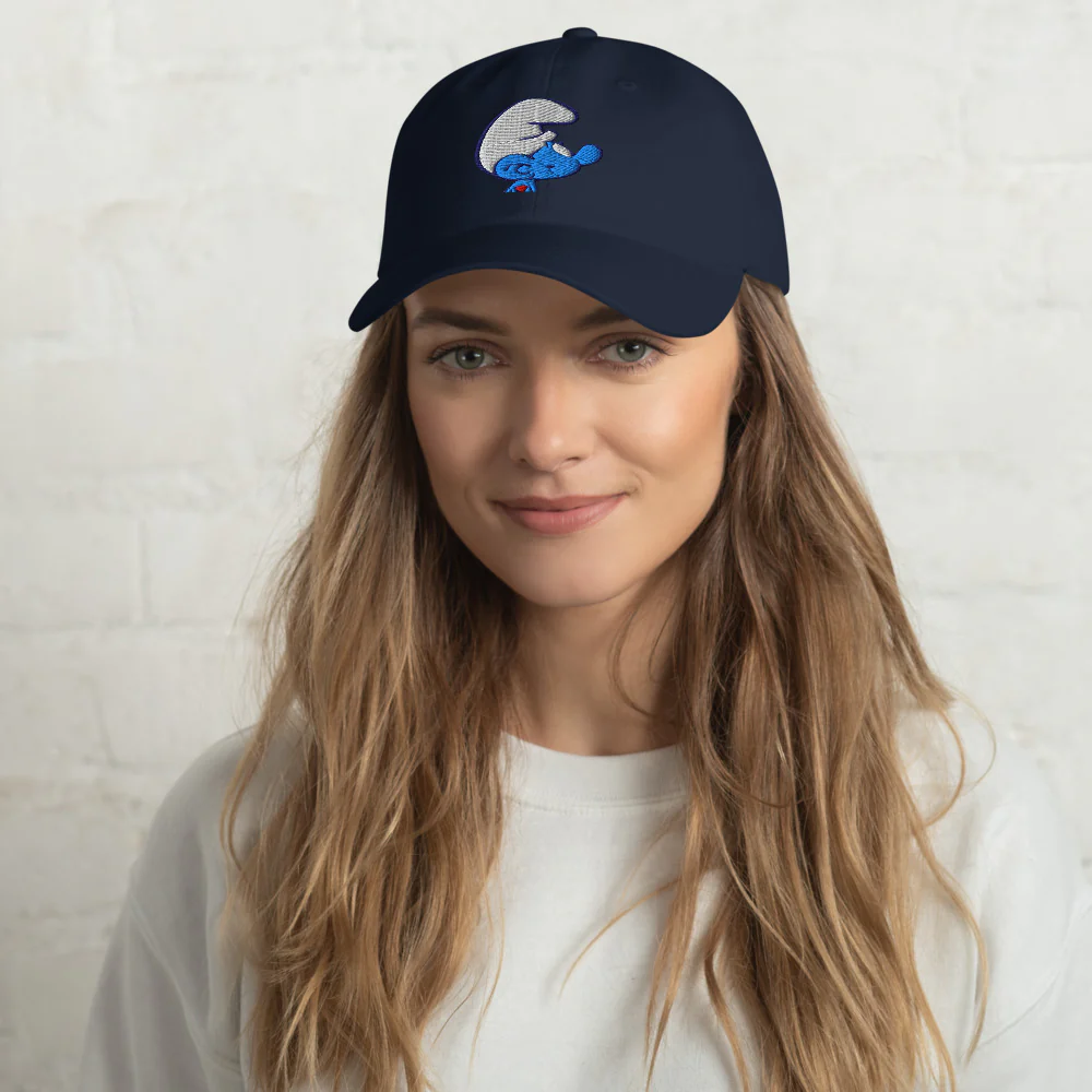 The Smurfs Hefty Smurf Embroidered Hat - Image 5