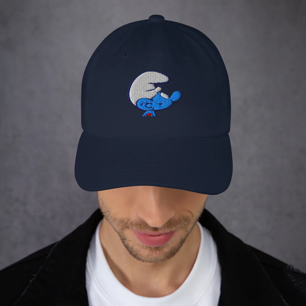 The Smurfs Hefty Smurf Embroidered Hat - Image 7
