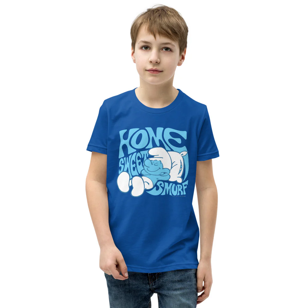 The Smurfs Home Sweet Smurf Youth T-Shirt - Image 3