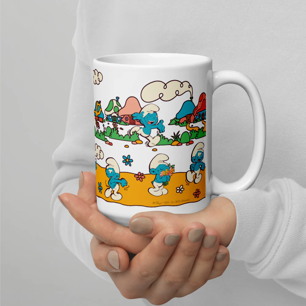 The Smurfs Village White Mug - Image 10