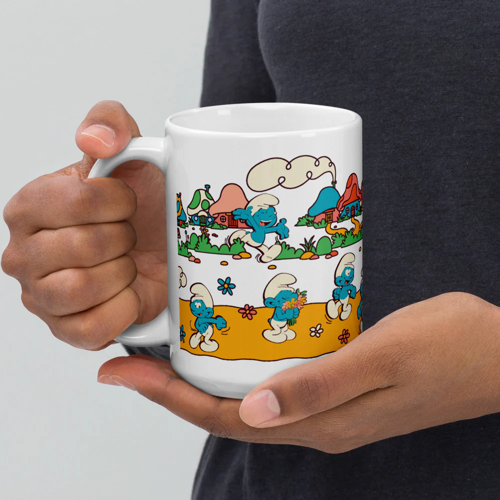 The Smurfs Village White Mug - Image 11