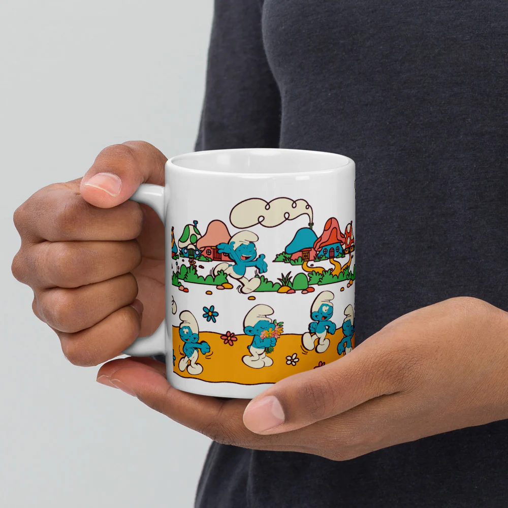 The Smurfs Village White Mug - Image 5