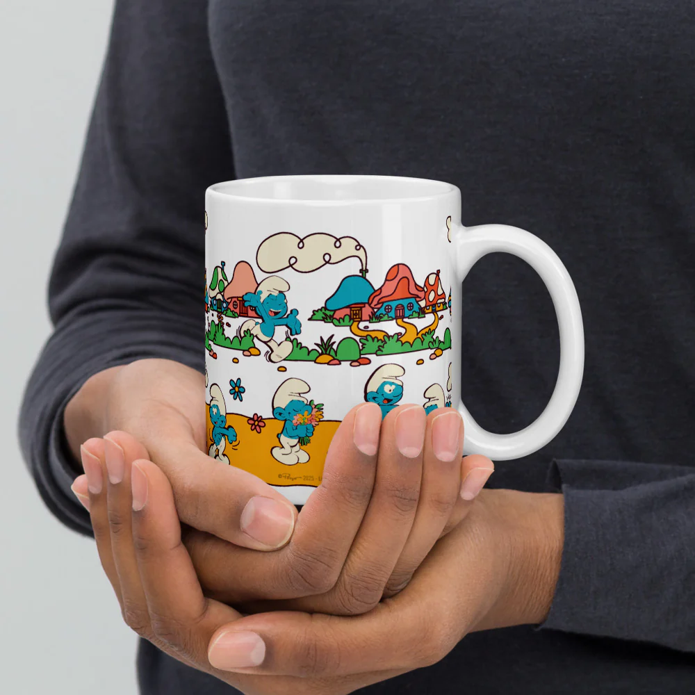The Smurfs Village White Mug - Image 6